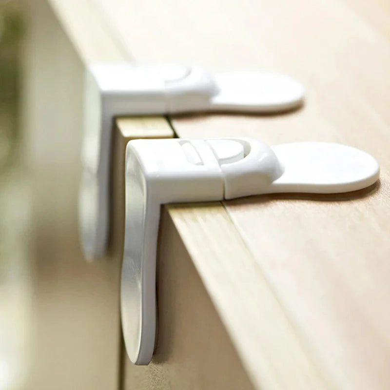 CowLost | 4pcs-multi-functional-cabinet-door-lock-anti-pinching-hand-refrigerator-lock |7