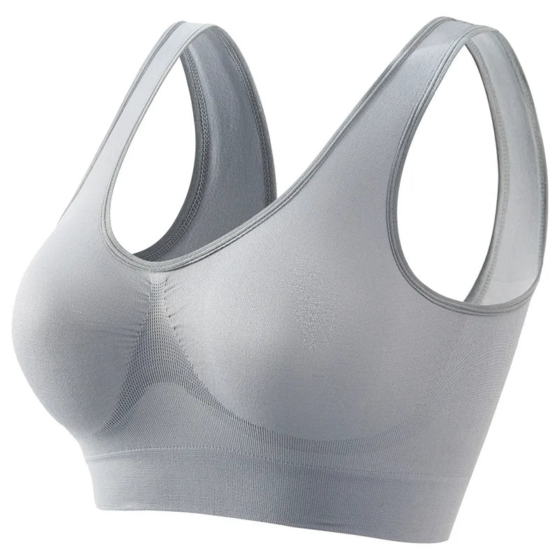 CowLost | product_id-women-seamless-wireless-push-up-breathable-sports-bra-crop-top-s-5xl |6