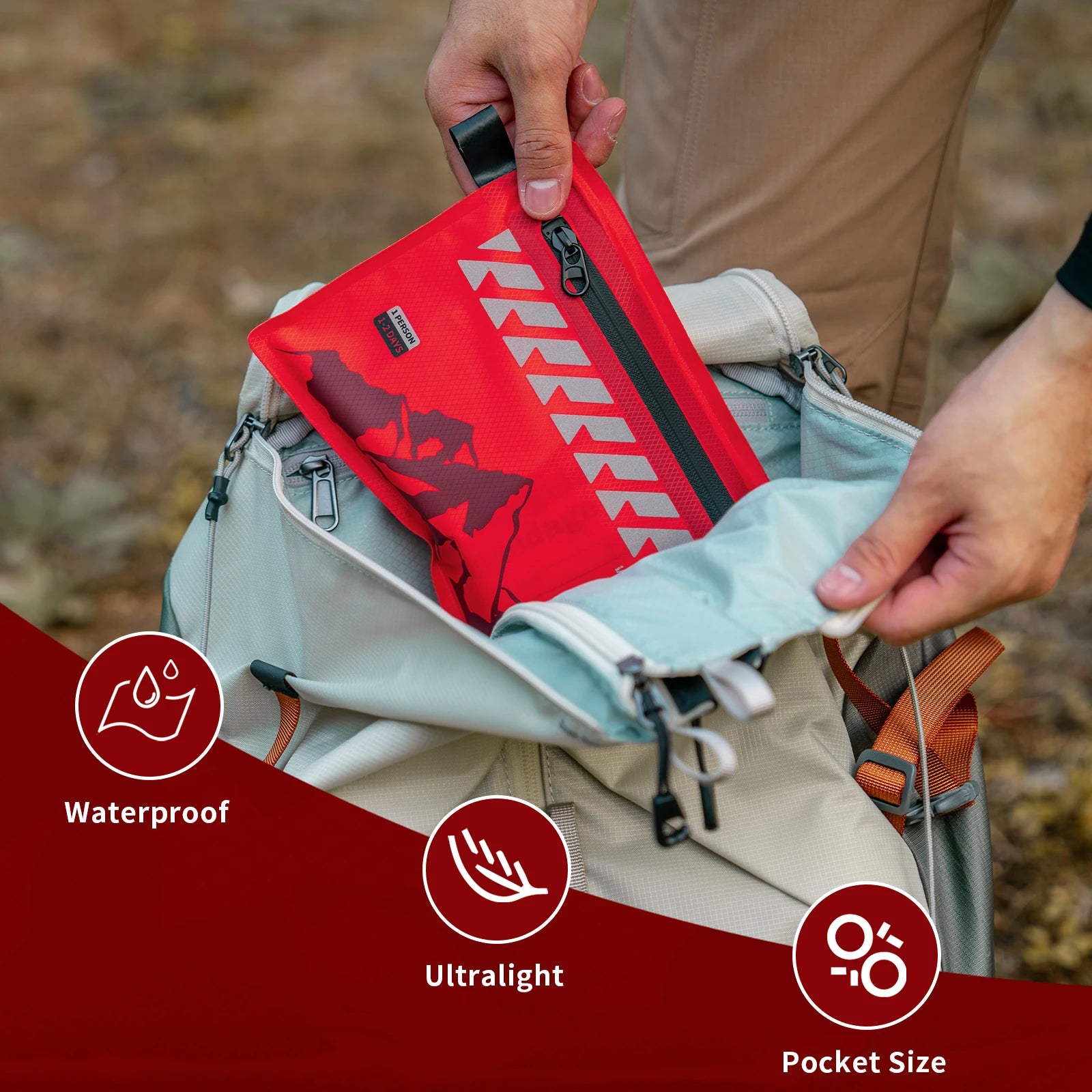 CowLost | sporting-goods-rhino-rescue-mini-first-aid-kit-ultralight-waterproof-medical-kit |2