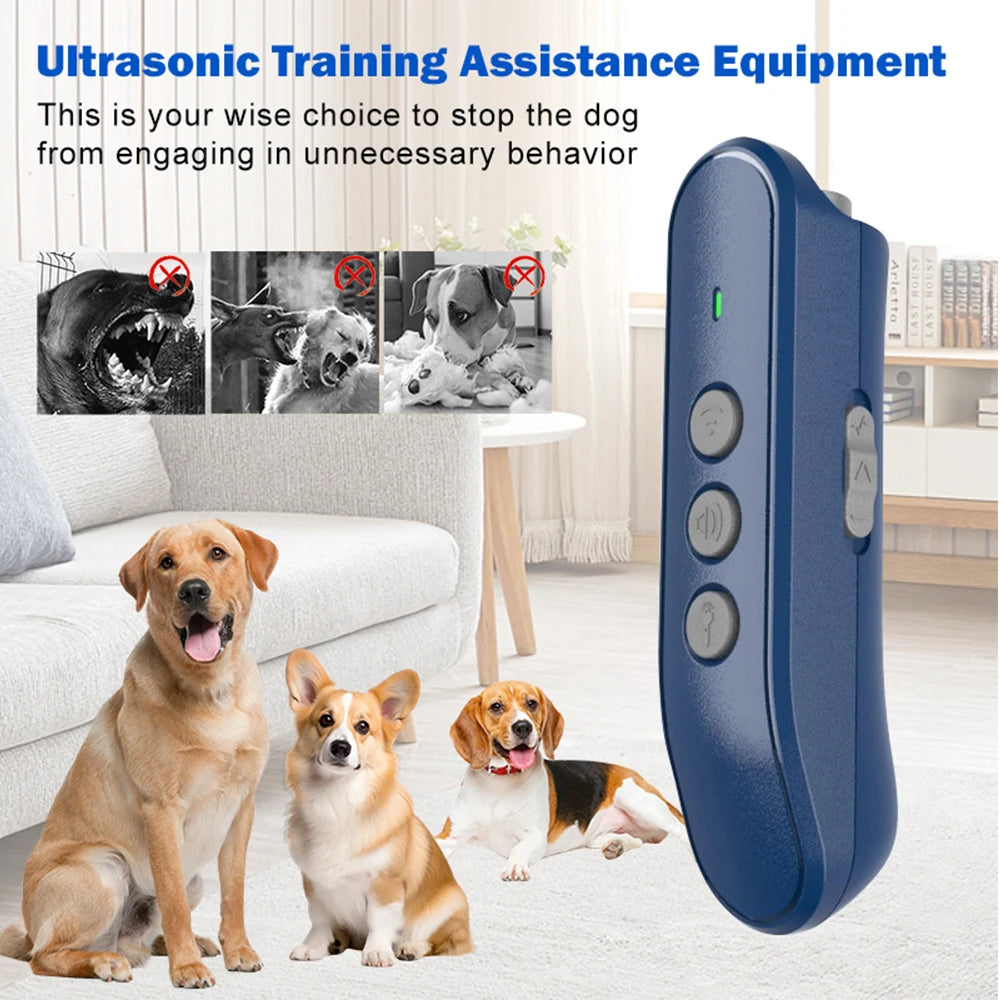 USB Ultrasonic Dog Bark Preventer Portable Anti-Barking Training Device