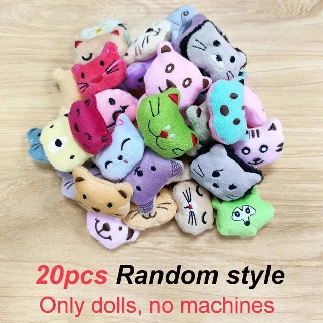 32mm Transparent Twisted Egg for Mini Claw Machine Toy Accessories Cute Plush Dolls Gift