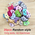 32mm Transparent Twisted Egg for Mini Claw Machine Toy Accessories Cute Plush Dolls Gift