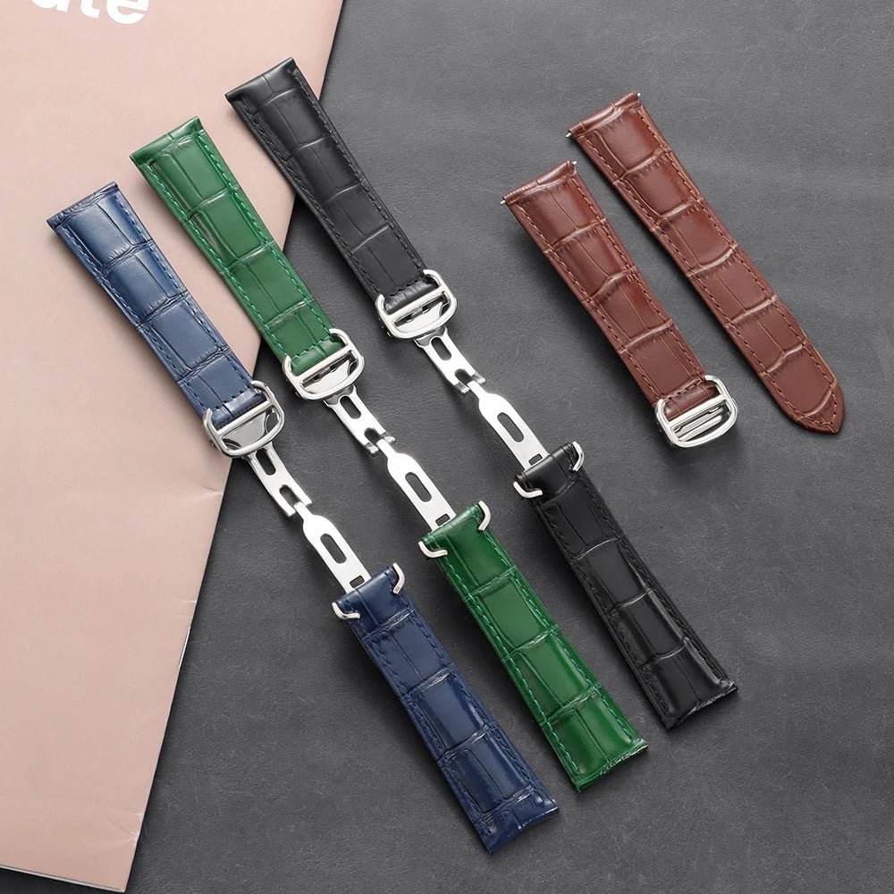 CowLost | product_id-vintage-cowhide-leather-watchbands-18mm-22mm-for-cartier-with-folding-buckle-unisex-strap |4