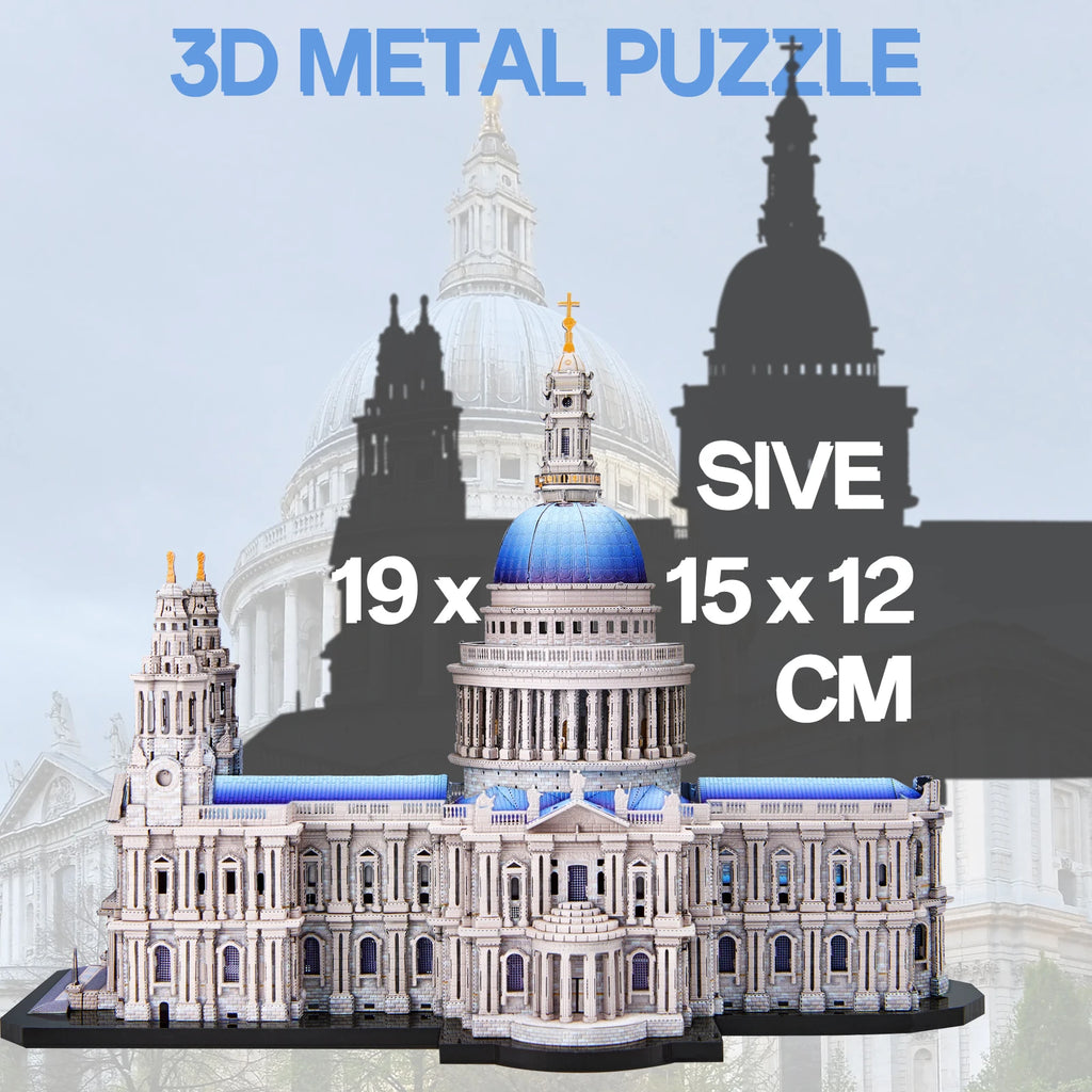 CowLost | fencing-barriers-piececool-3d-metal-model-kit-st-pauls-cathedral-puzzle-diy-craft |4