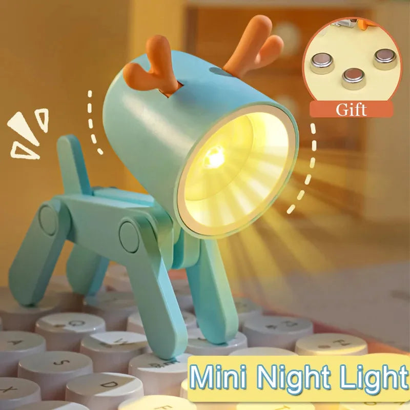 CowLost | product_id-mini-led-folding-desk-lamp-cartoon-dog-deer-night-light-bedside-gift |2