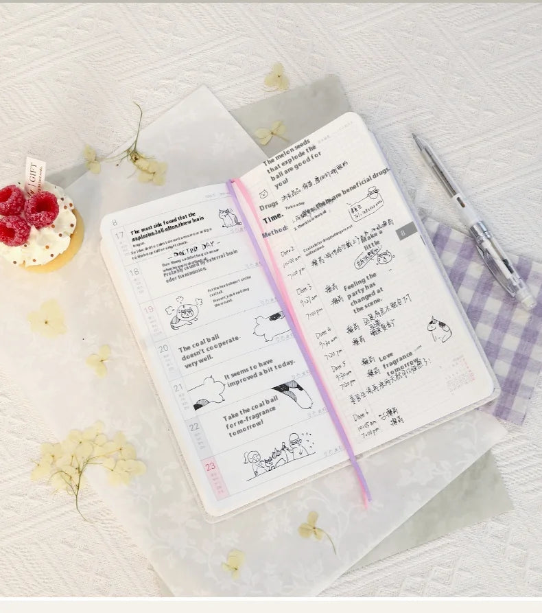 CowLost | product_id-kinbor-2026-weekly-monthly-plan-notebook-with-10-patterns-78g-paper-120-sheets |9
