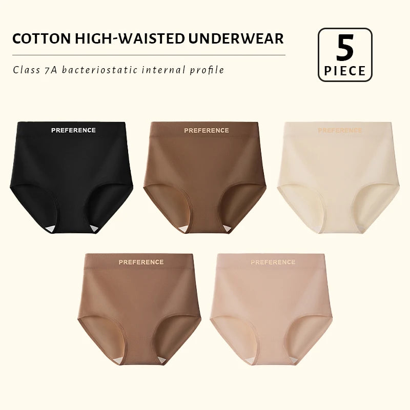 CowLost | product_id-fallsweet-5-pack-plus-size-womens-seamless-mid-rise-briefs |1