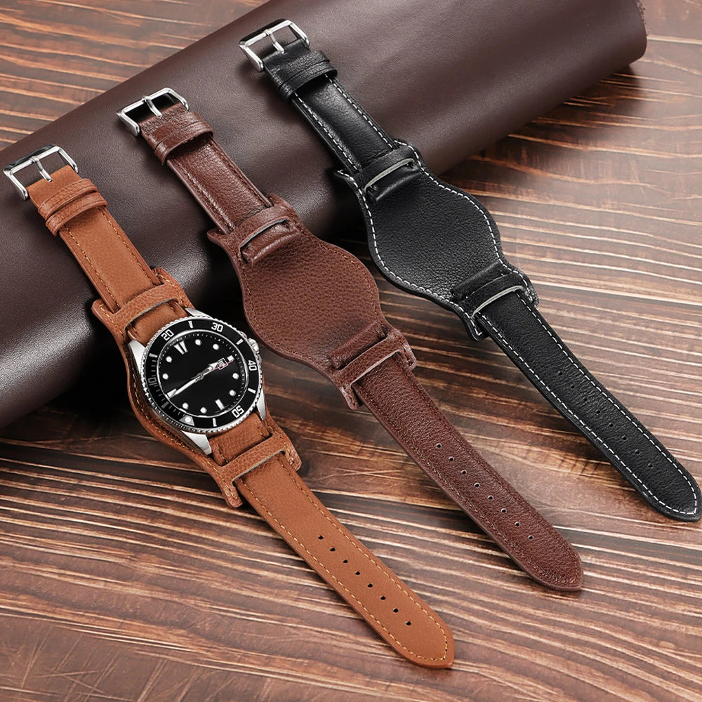 CowLost | product_id-genuine-vintage-cowhide-leather-watch-strap-18mm-20mm-22mm-replacement-band-for-seiko-men-women |1