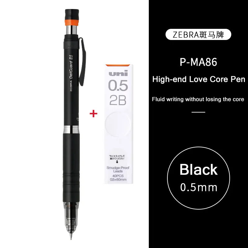 CowLost | product_id-zebra-delguard-ma86-0-5mm-mechanical-pencil-with-metal-grip-and-break-resistant-lead |35