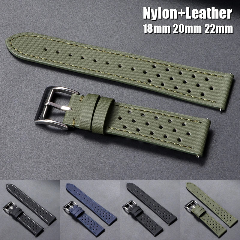 CowLost | bracelets-product_id-premium-nylon-sailcloth-quick-release-watch-strap-18mm-22mm-universal-band-for-men-women |1