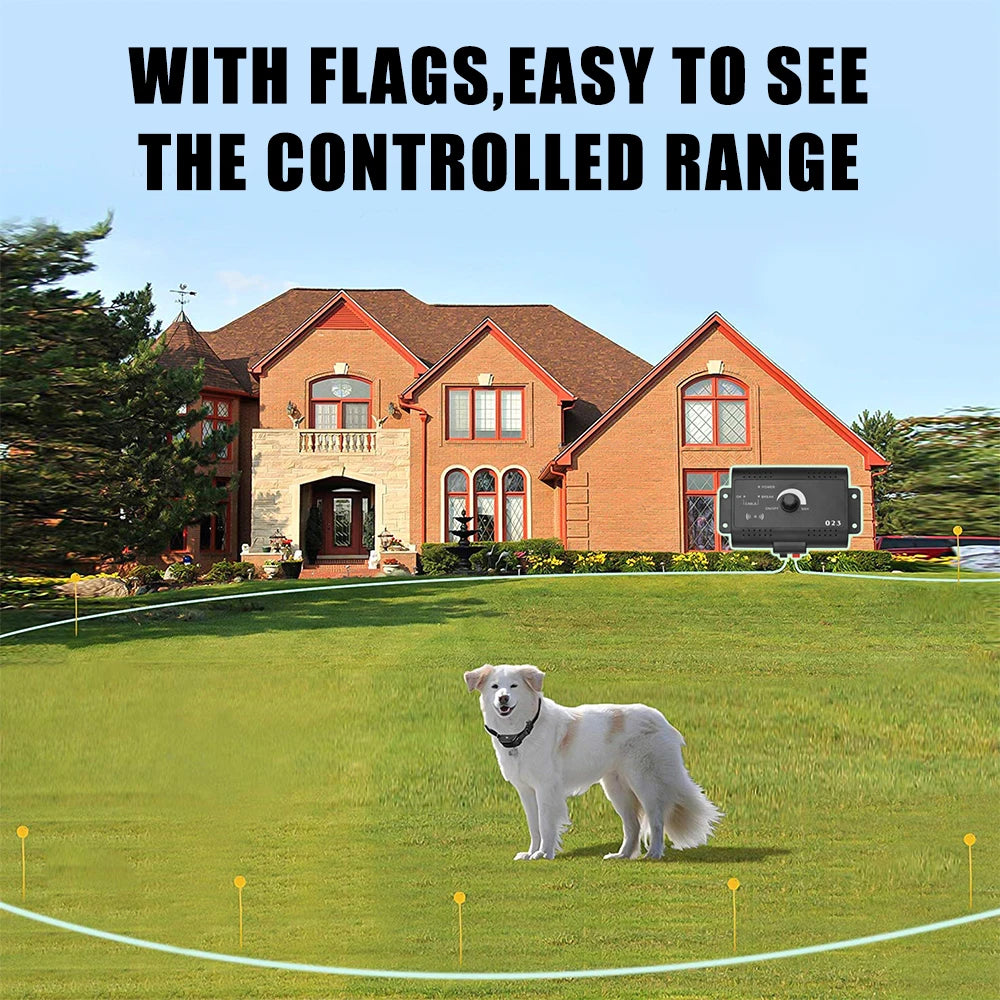 CowLost | dog-training-collar-electronic-pet-fence-system-containment-waterproof-sound-shocked-collar-electric-dog-fence-pet-accessories |6