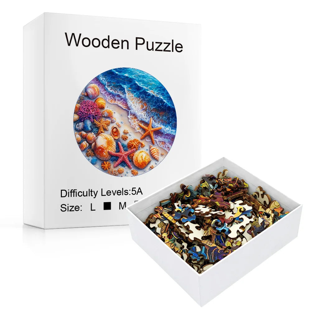 CowLost | product_id-wooden-beach-shell-jigsaw-puzzle-for-adults-birthday-gift |2