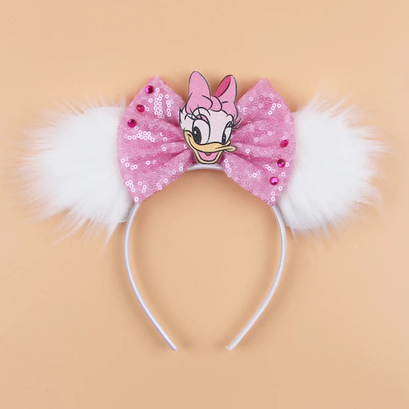 CowLost | daisy-duck-headwear-women-sequins-bow-headbands |12