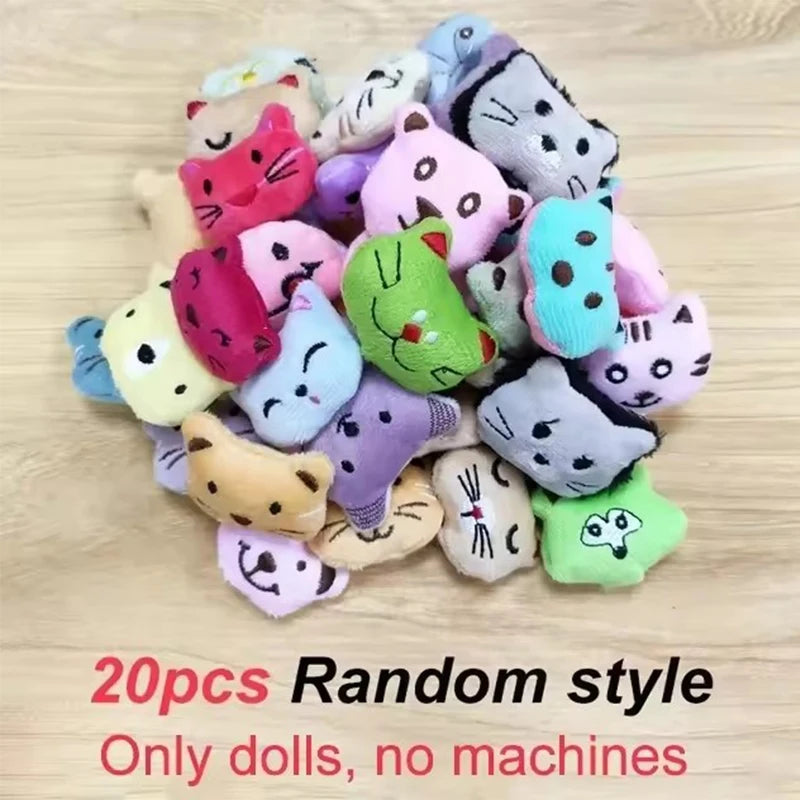 32mm Transparent Twisted Egg for Mini Claw Machine Toy Accessories Cute Plush Dolls Gift