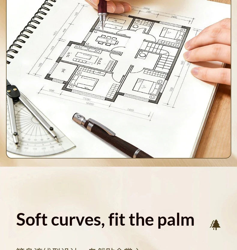 CowLost | product_id-pilot-s20-professional-mechanical-pencil-0-5mm-with-hippopotamus-wood-barrel-for-technical-drawing |13