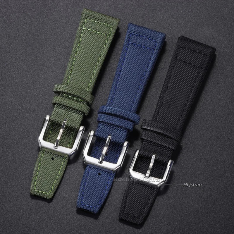 CowLost | bracelets-product_id-nylon-canvas-waterproof-watch-strap-for-iwc-pilot-20-22mm-unisex-sport-wristband |8