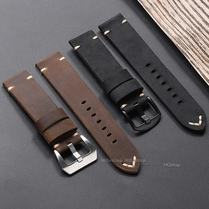 CowLost | bracelets-product_id-handmade-vintage-brown-cowhide-leather-watchband-22-26mm-for-panerai-pam111-441 |2