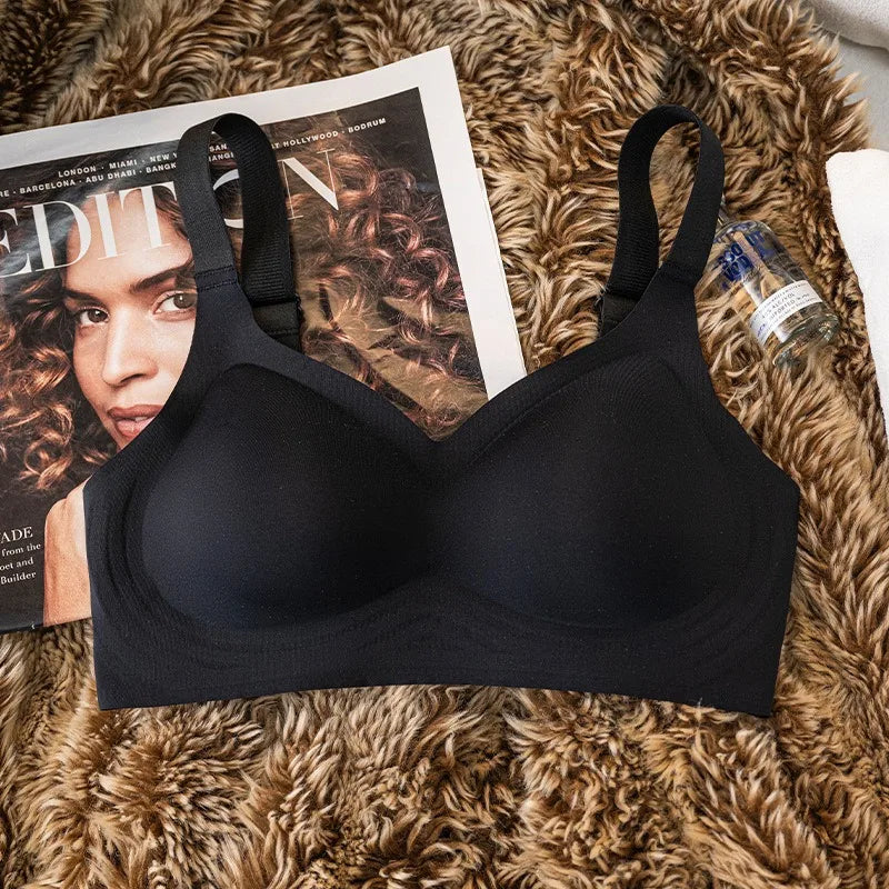 CowLost | product_id-plus-size-seamless-wire-free-push-up-bra-with-adjustable-straps-m-3xl |11
