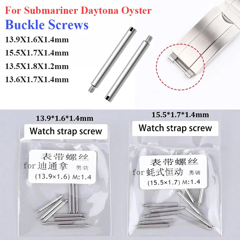 CowLost | product_id-stainless-steel-watch-strap-screw-buckle-replacement-for-rolex-daytona-submariner |5