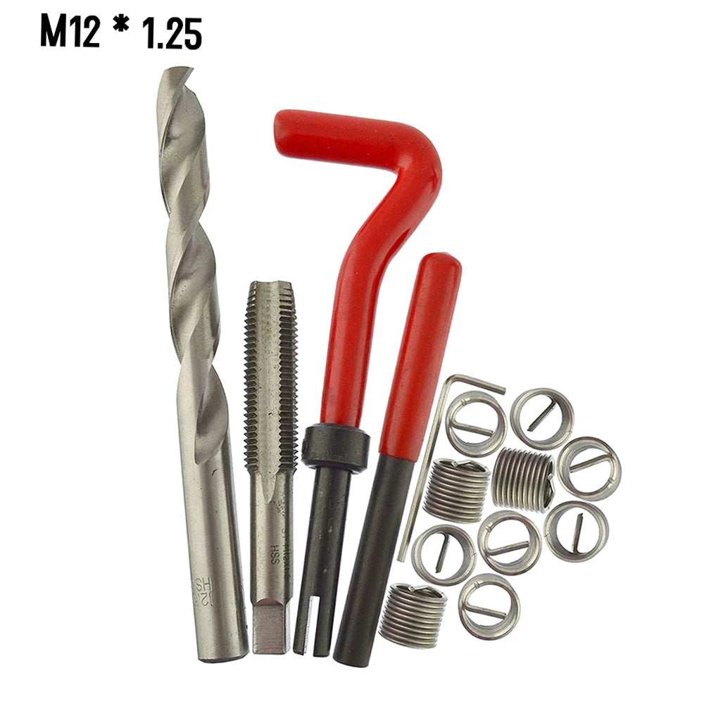 CowLost | product_id-15pcs-metric-helicoil-thread-repair-kit-m5-m14-m12x1-5-for-car-coil-tools |23