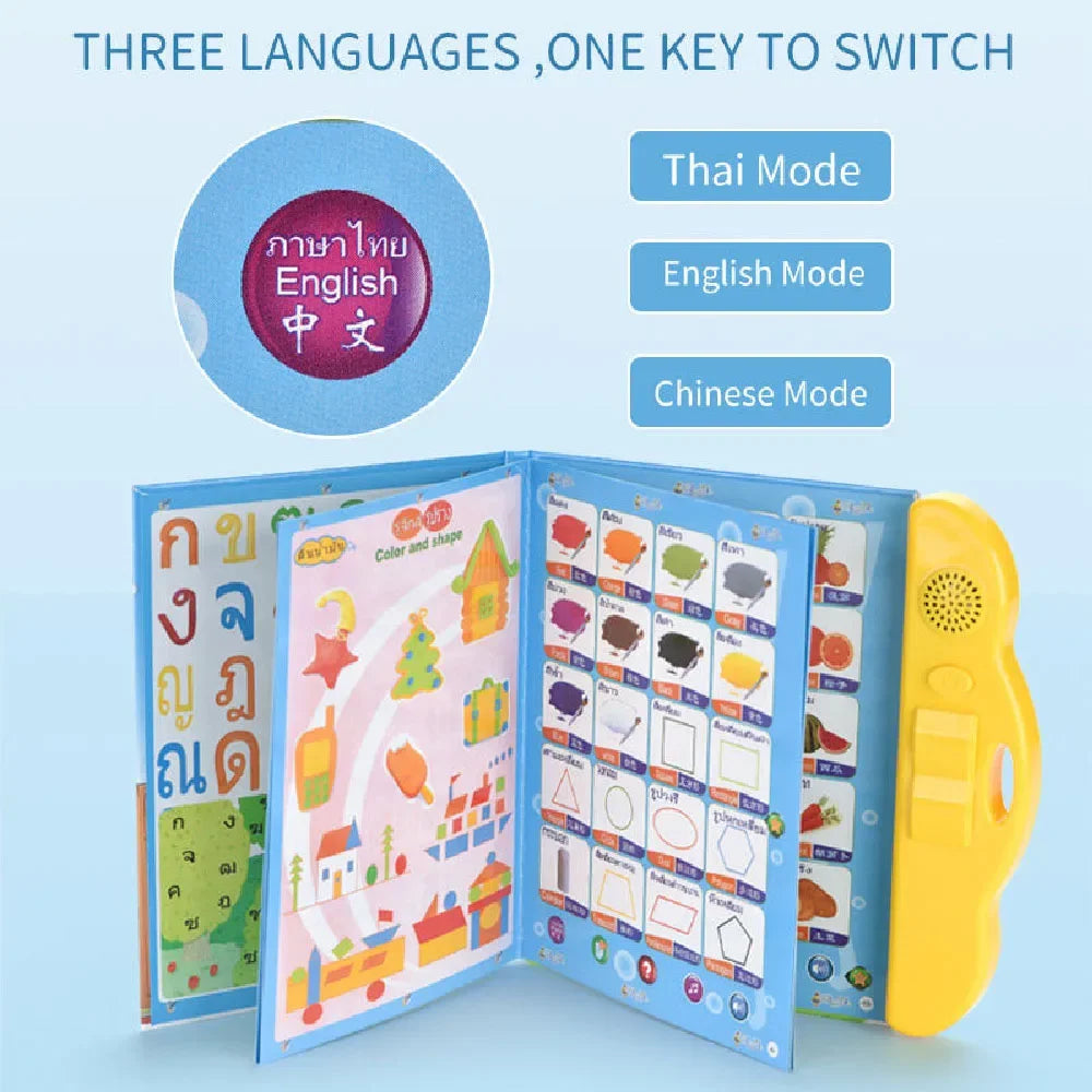 CowLost | pens-product_id-3-in-1-educational-story-notebook-with-reading-pen-thai-chinese-english-learning-machine |2