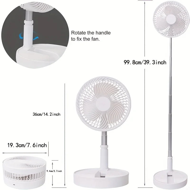 CowLost | product_id-homefish-portable-usb-mini-folding-retractable-electric-fan-adjustable-cooling |11