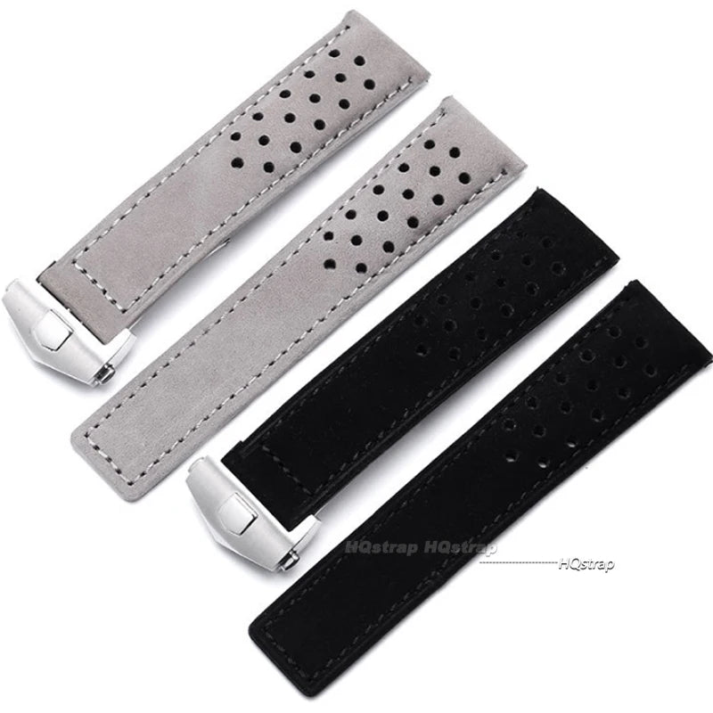 CowLost | product_id-leather-wristband-for-tag-heuer-carrera-monaco-20-22mm-frosted-cowhide-universal-strap |16
