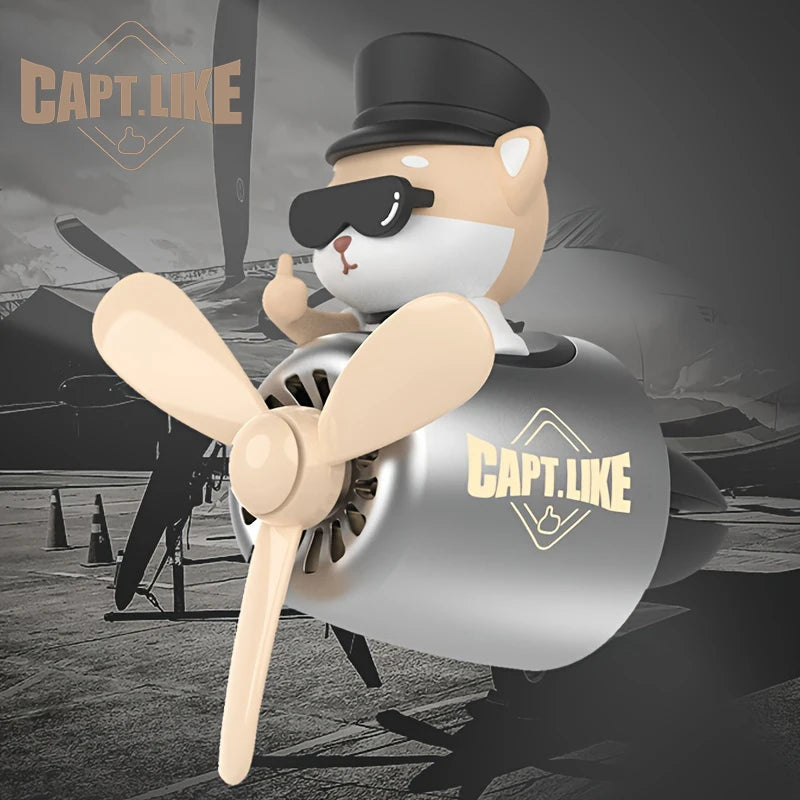 CowLost | product_id-no-perfume-diy-rotating-propeller-pilot-dog-car-air-freshener-vent-clip |5