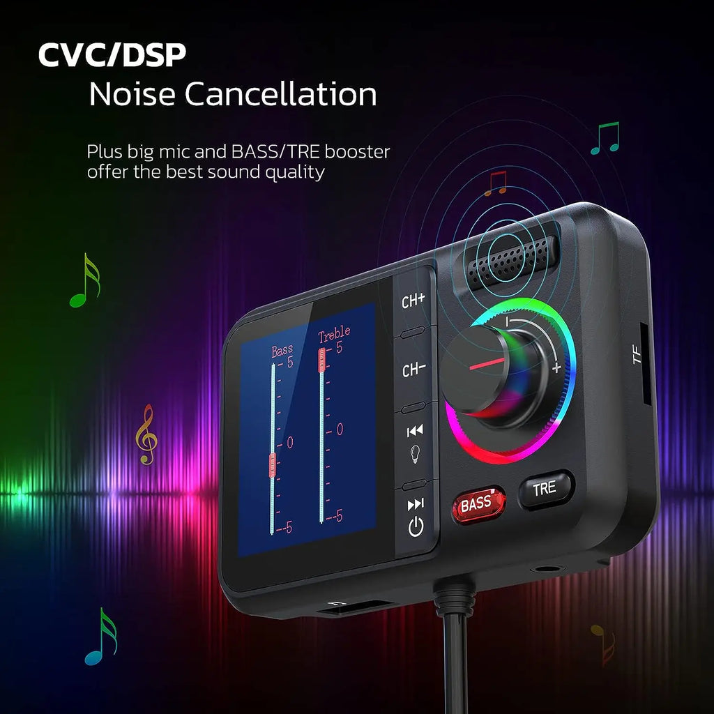 CowLost | product_id-wireless-fm-transmitter-with-color-screen-dual-usb-qc3-0-fast-charging-car-aux-mp3-player |4