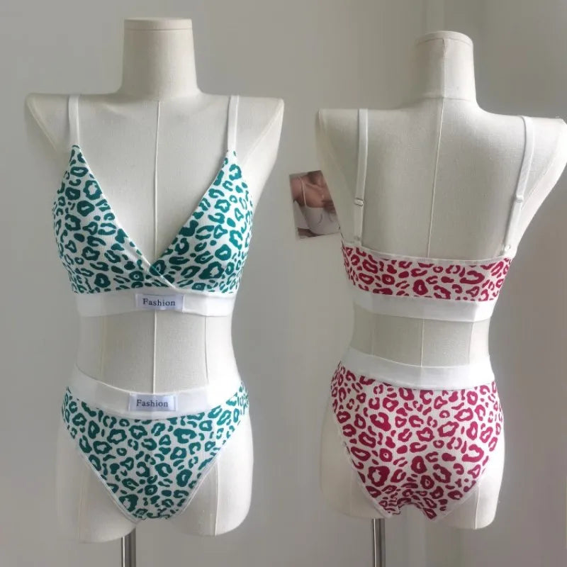 CowLost | product_id-women-s-cotton-push-up-v-neck-bra-low-waist-brief-set-leopard-print |3