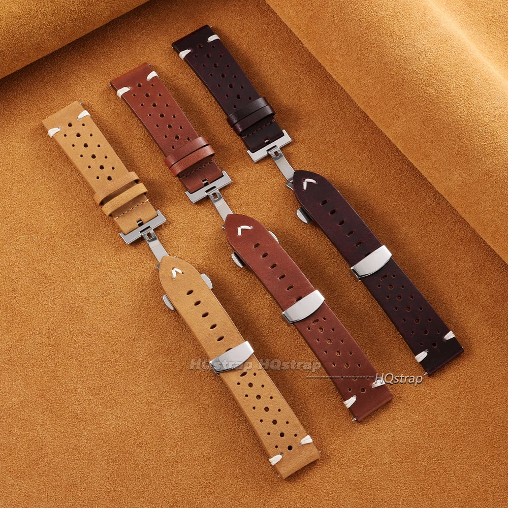 CowLost | bracelets-product_id-handmade-genuine-leather-cowhide-watch-band-20mm-22mm-with-quick-release-butterfly-buckle |4