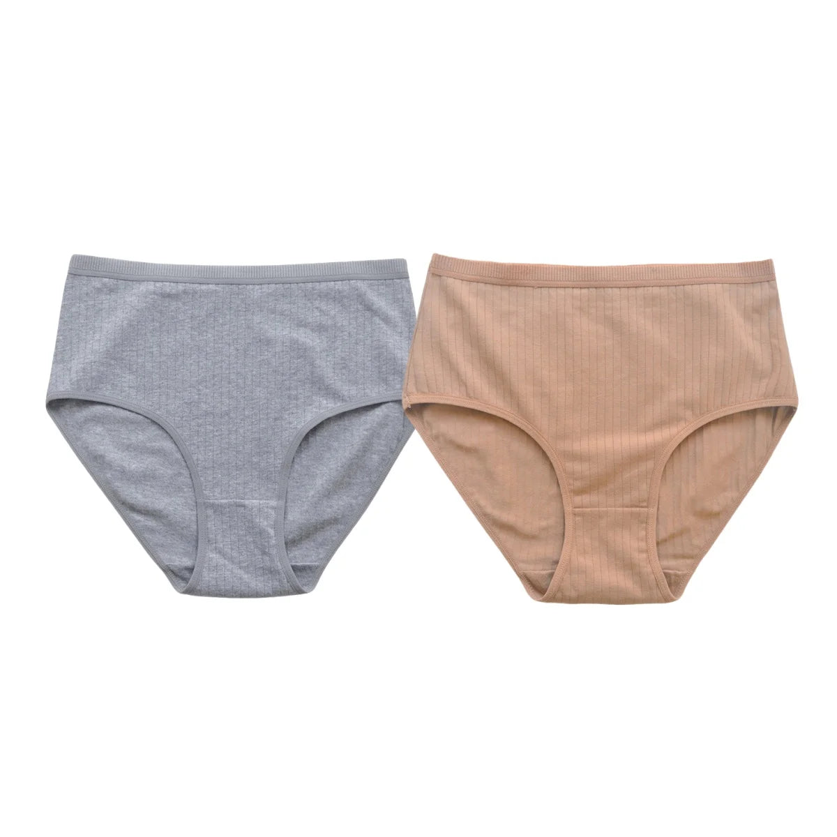 CowLost | product_id-2-pack-women-s-plus-size-high-waist-cotton-briefs-m-xxl-breathable-panties |15