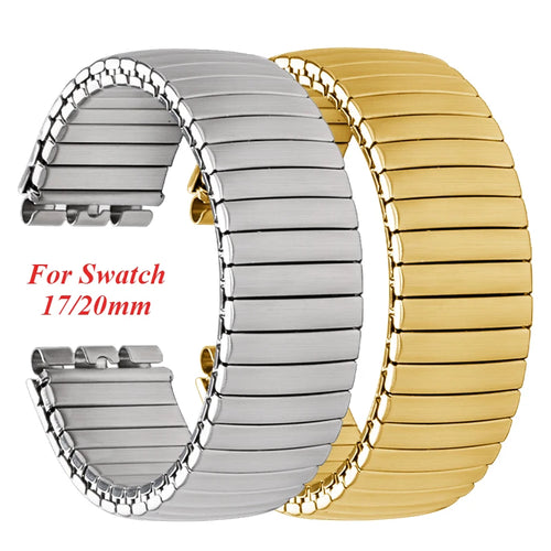 CowLost | product_id-17mm-20mm-elastic-stainless-steel-expansion-watch-band-for-swatch-unisex |1