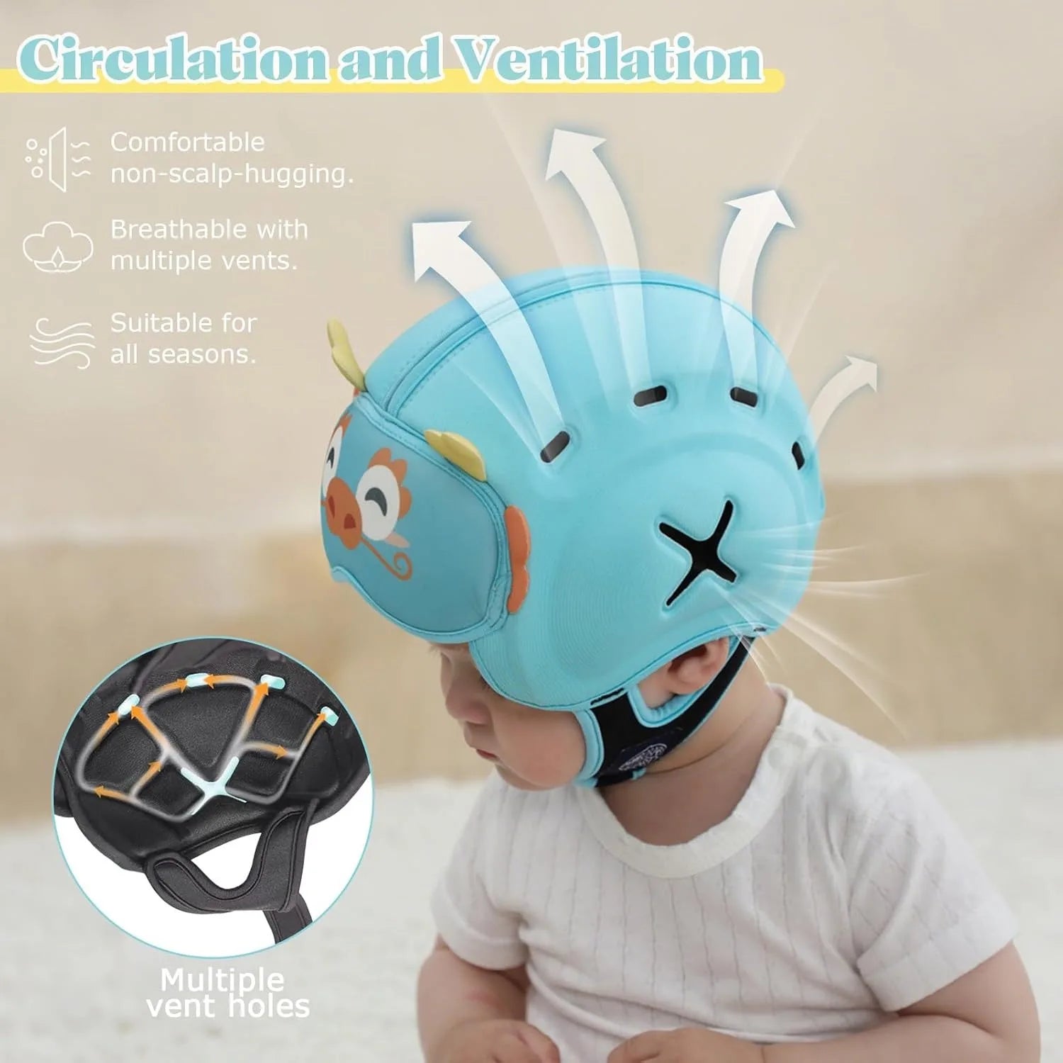 CowLost | mambobaby-guard-hat-cn-dragon-safe-anti-shock-baby-helmet |2