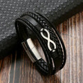 CowLost | infinity-symbol-charm-multi-layer-leather-bracelet-for-men |19