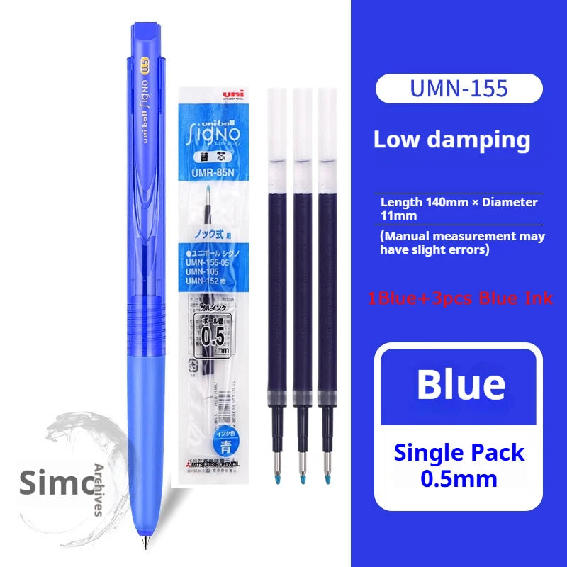 CowLost | product_id-mitsubishi-uni-signo-umn155-gel-pen-0-38-0-5mm-black-red-blue-quick-dry-smooth-low-friction |27
