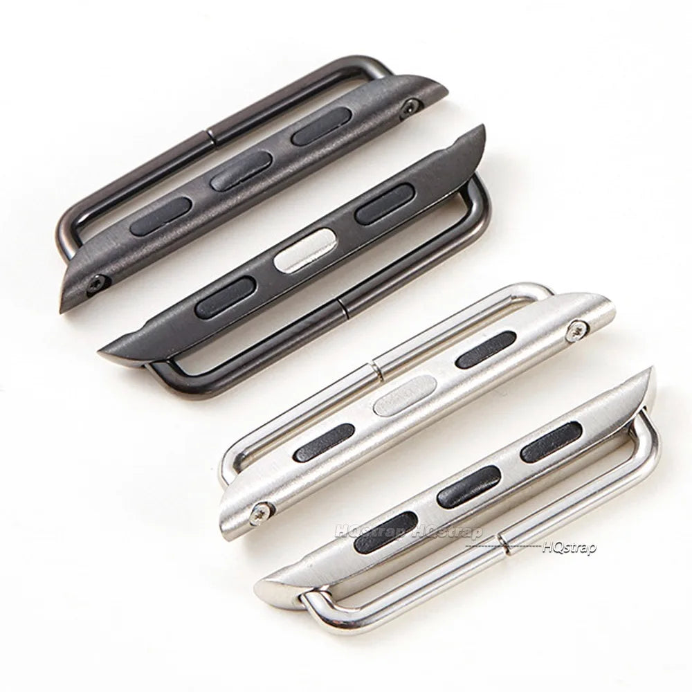 Stainless Steel Connector Adapter for Apple Watch Bands Series 9 8 7 6 5 SE 38-45mm