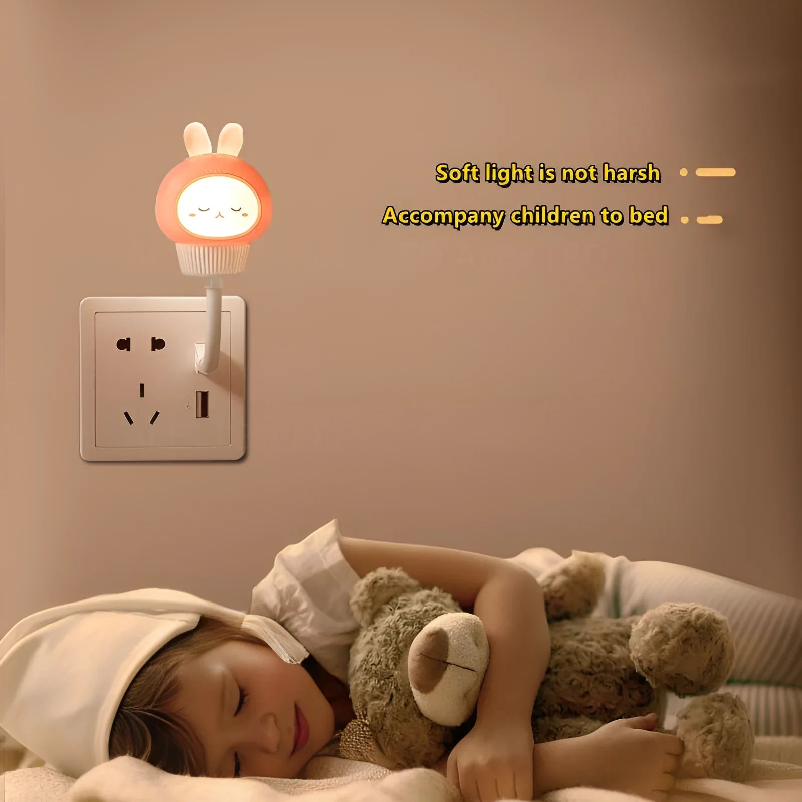 CowLost | product_id-remote-control-usb-led-cartoon-night-light-bear-chick-kitten-bedside-lamp-for-kids |8