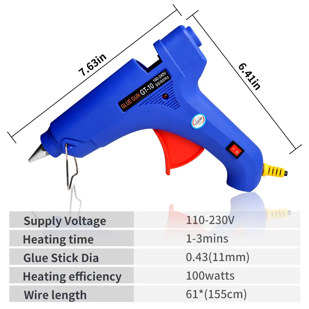 100W Glue Gun 11mm Glue Sticks