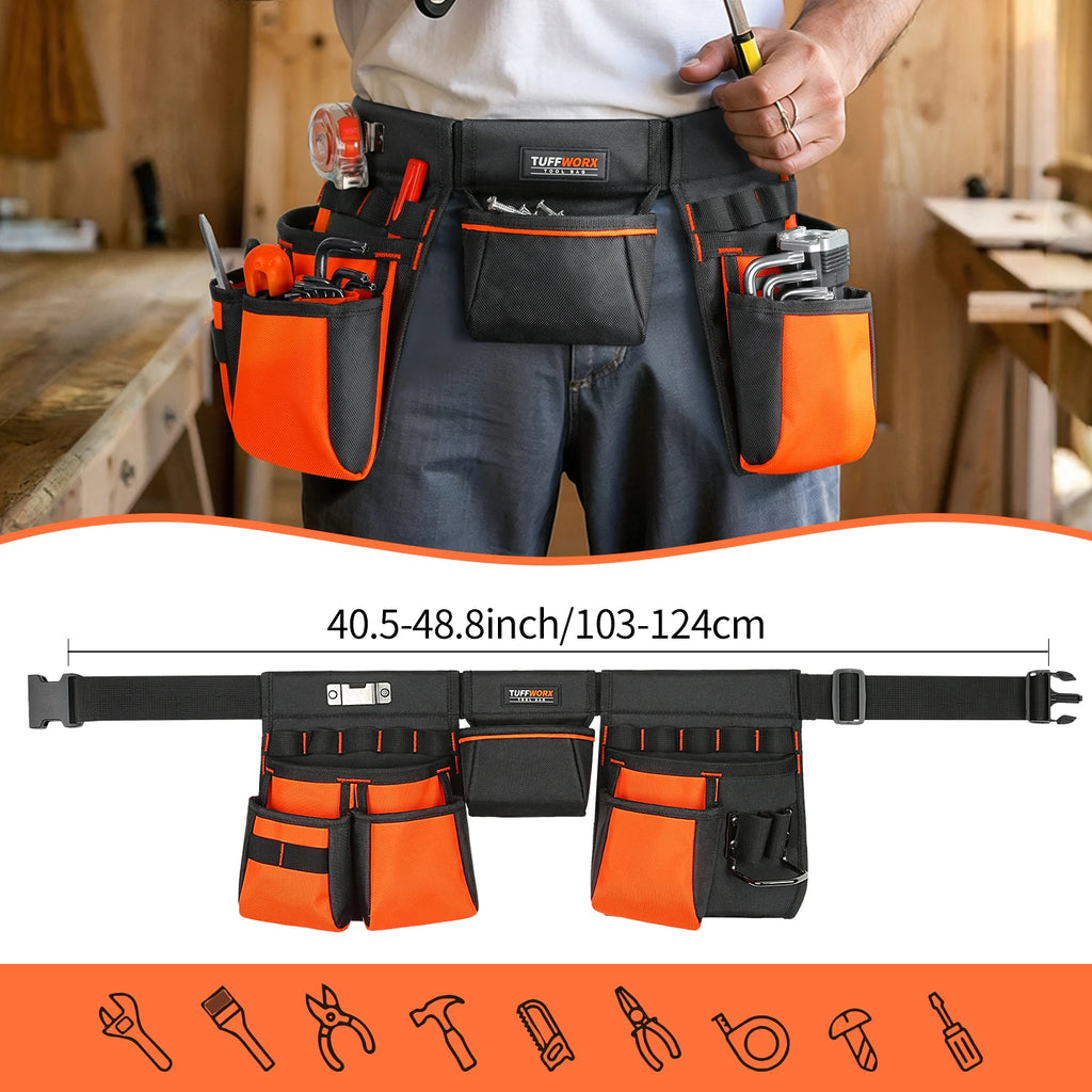 CowLost | product_id-adjustable-tool-belt-for-men-nail-holster-utility-waist-holder-for-contractors-and-mechanics |1