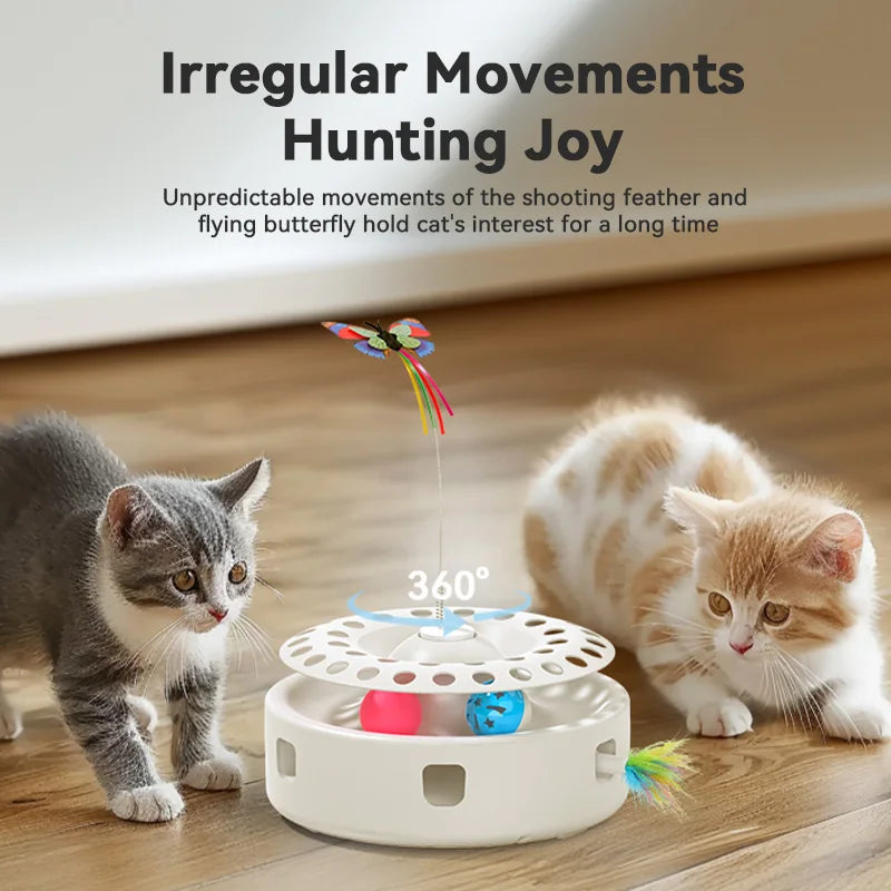 CowLost | cat-treats-rojeco-automatic-smart-cat-toy-3-in-1-interactive-set |4