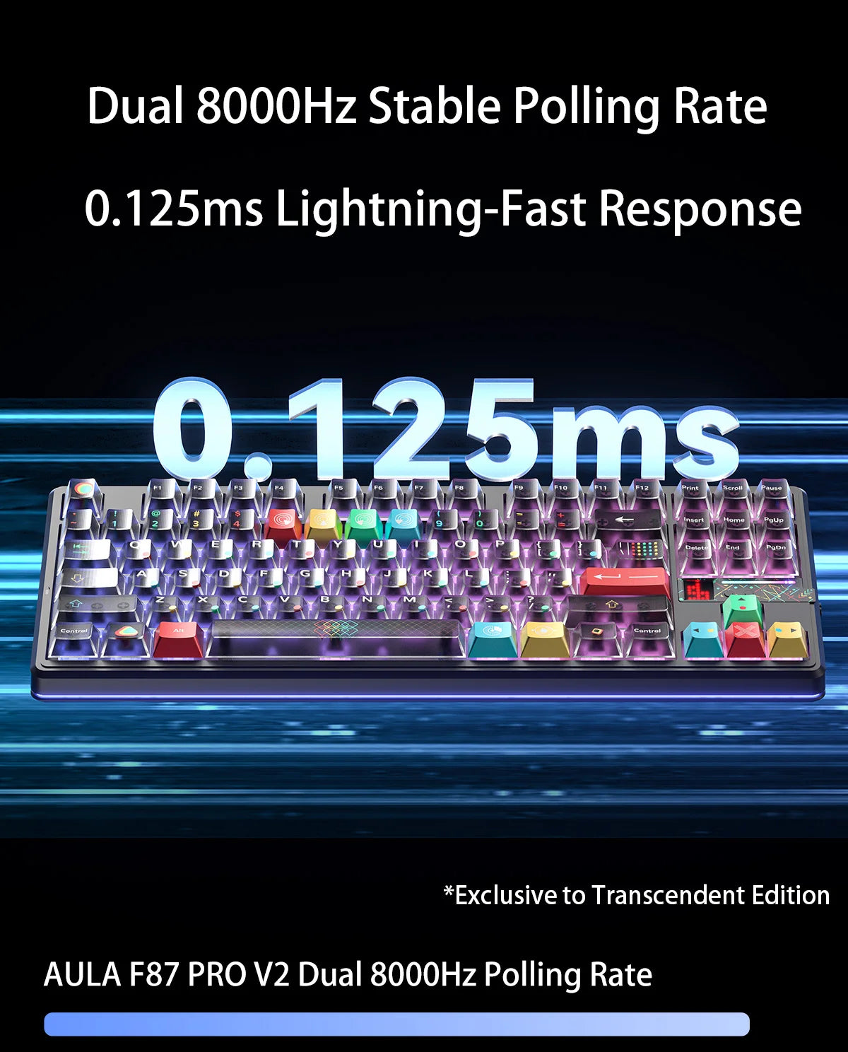 CowLost | aula-f87-pro-v2-mechanical-keyboard-3-modes-wireless-10000mah-long-battery-life |12