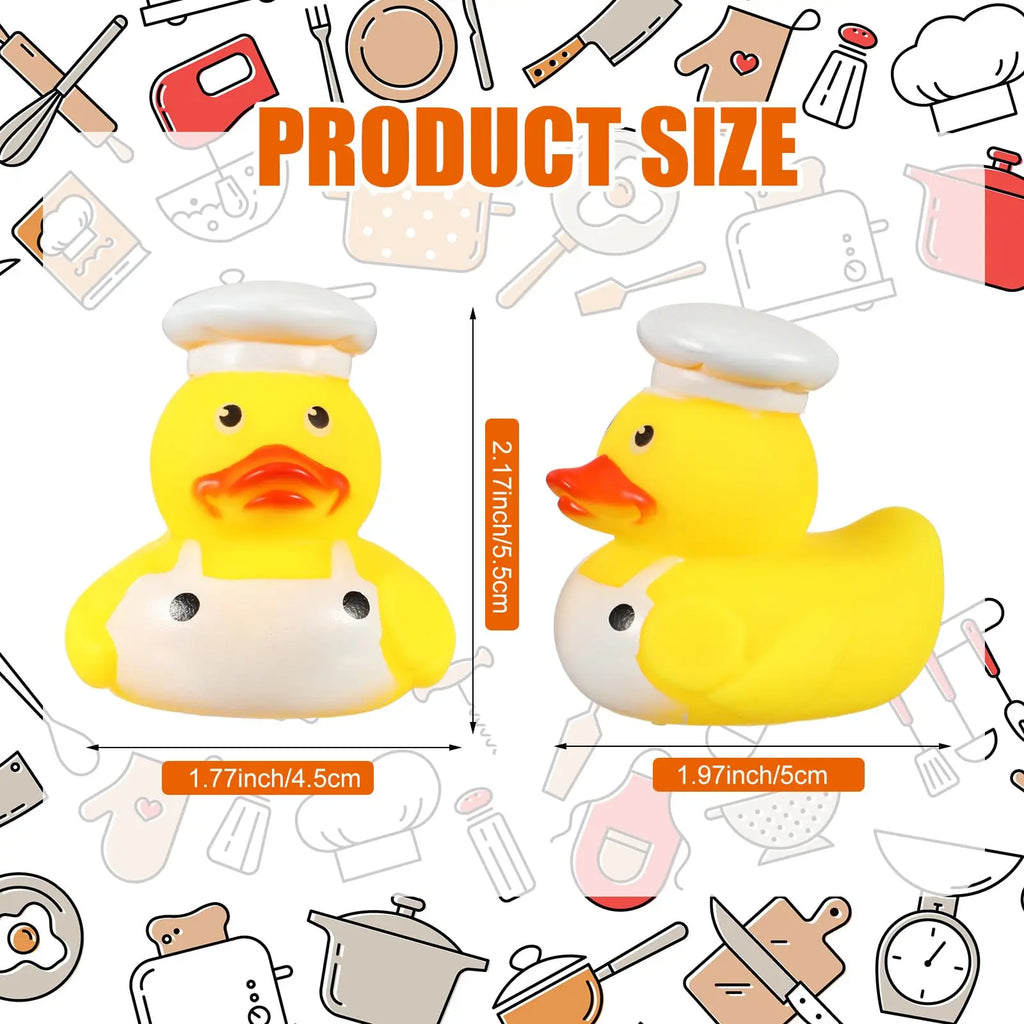 CowLost | product_id-chef-ducks-2-inch-rubber-duck-bath-toys-for-party-favors-and-gifts |2