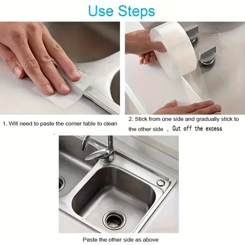 CowLost | product_id-silicone-waterproof-adhesive-tape-transparent-for-kitchen-bathroom-sealing |5