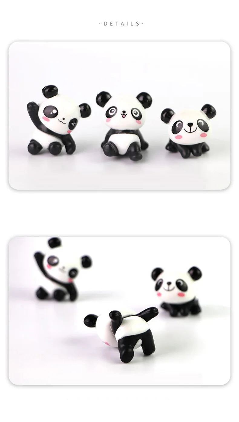 CowLost | product_id-8pcs-mini-giant-panda-car-dashboard-ornaments-navigator-screen-decorations-gift-set |15