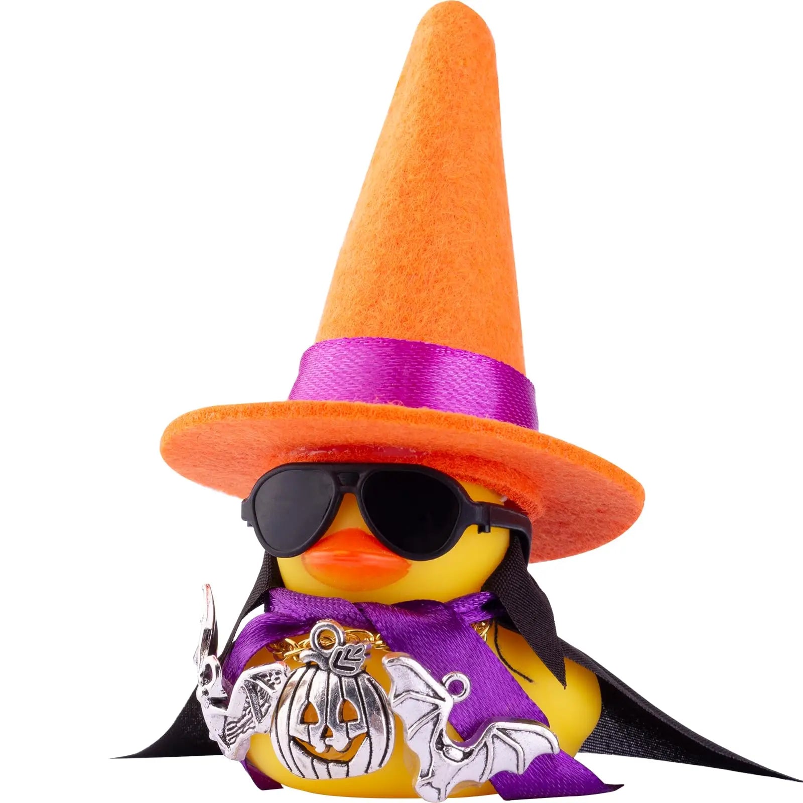 CowLost | product_id-halloween-car-rubber-duck-dashboard-ornament-with-witch-hat-and-sunglasses |1