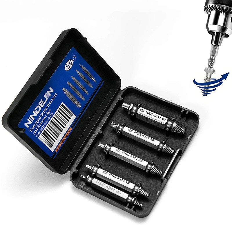 CowLost | nindejin-4-5-6pcs-damaged-screw-extractor-drill-bit-extractor |22