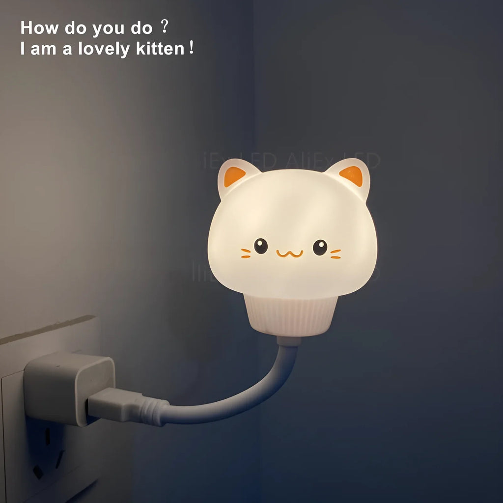 CowLost | product_id-kfvc-usb-led-animal-night-light-bear-chick-kitten-bedside-lamp-for-kids-bedroom |12
