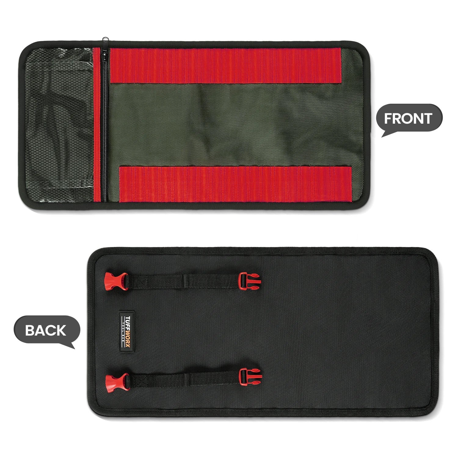 CowLost | product_id-tool-roll-bag-36-pockets-heavy-duty-1680d-oxford-cloth-with-adjustable-buckle-and-zippered-pouch |4