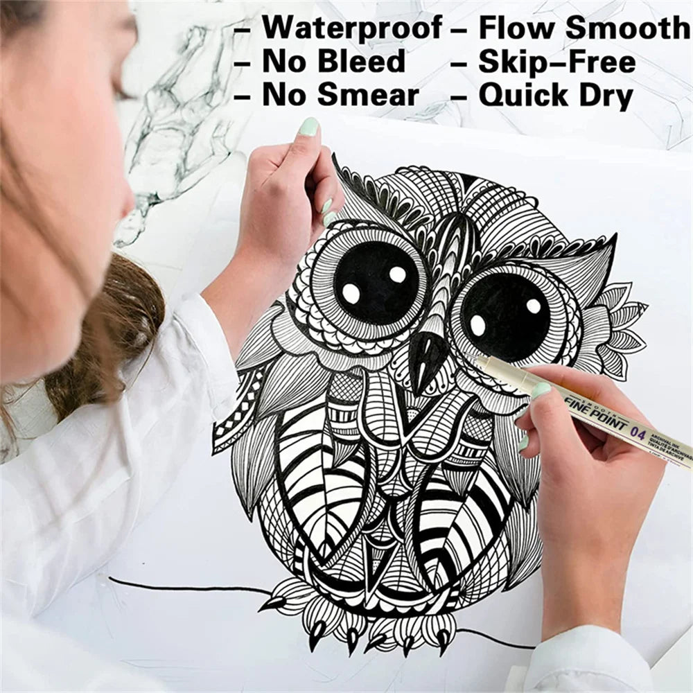 CowLost | markers-product_id-kolorowys-micro-fineliner-black-waterproof-art-pen-for-drawing-and-sketching |12